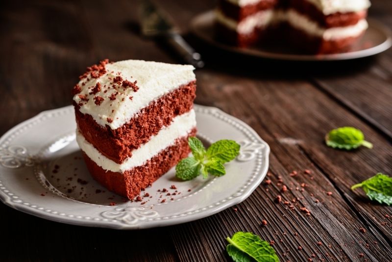 Postres ingleses Red Velvet