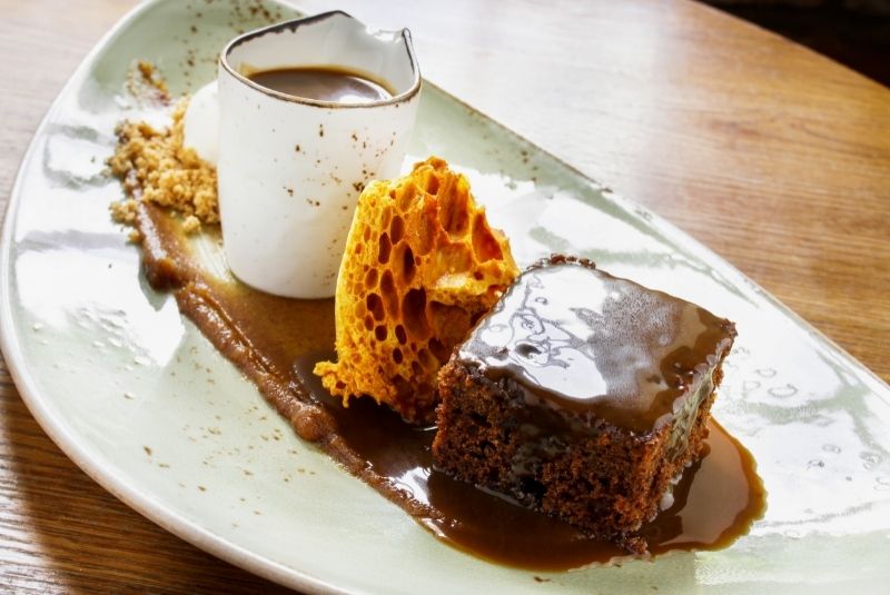 Postres ingleses Sticky Toffee
