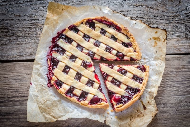 Postres ingleses Cherry Pie 